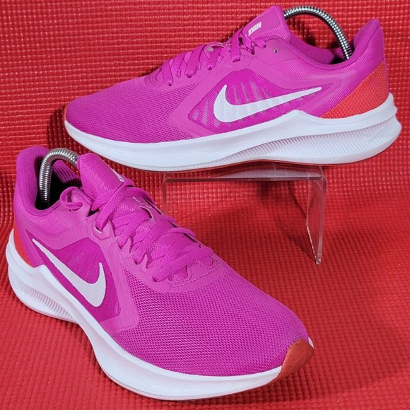 Nike Shoes - Nike Downshifter 10 'Fire Pink' Athletic Shoes - Women's 7.5